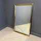 Vintage brass mirror by Belgochrom, 1970s