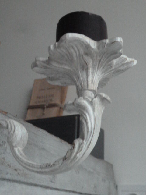 Patinated candle holder