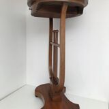 19th-century vintage lyre table