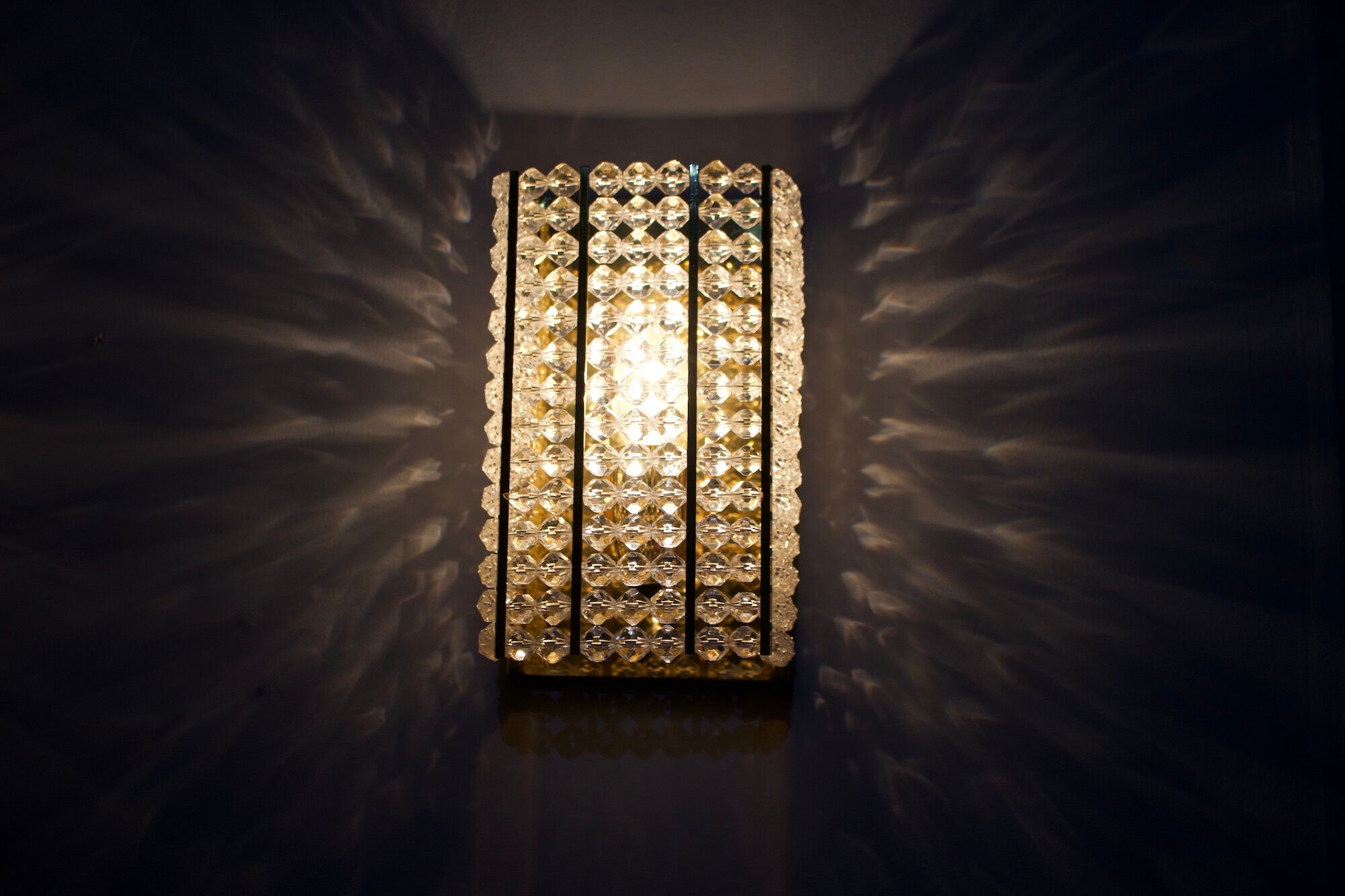 Rhinestone sconces "Bead bag"