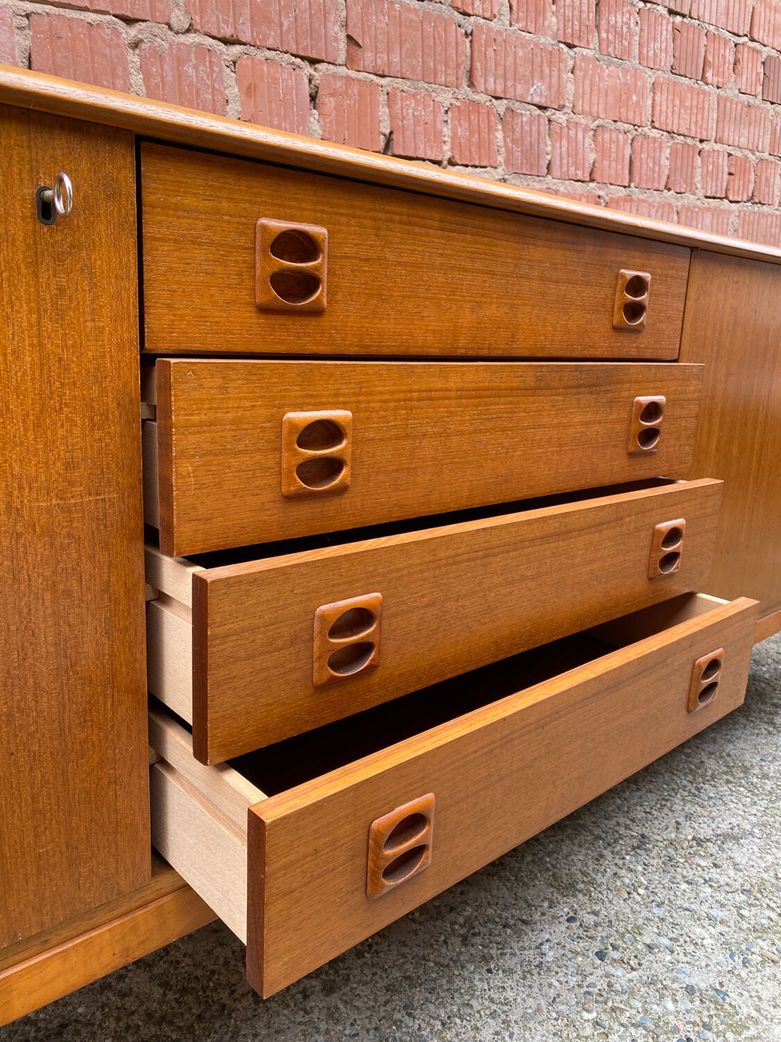 Scandinavian teak sideboard, 1960s