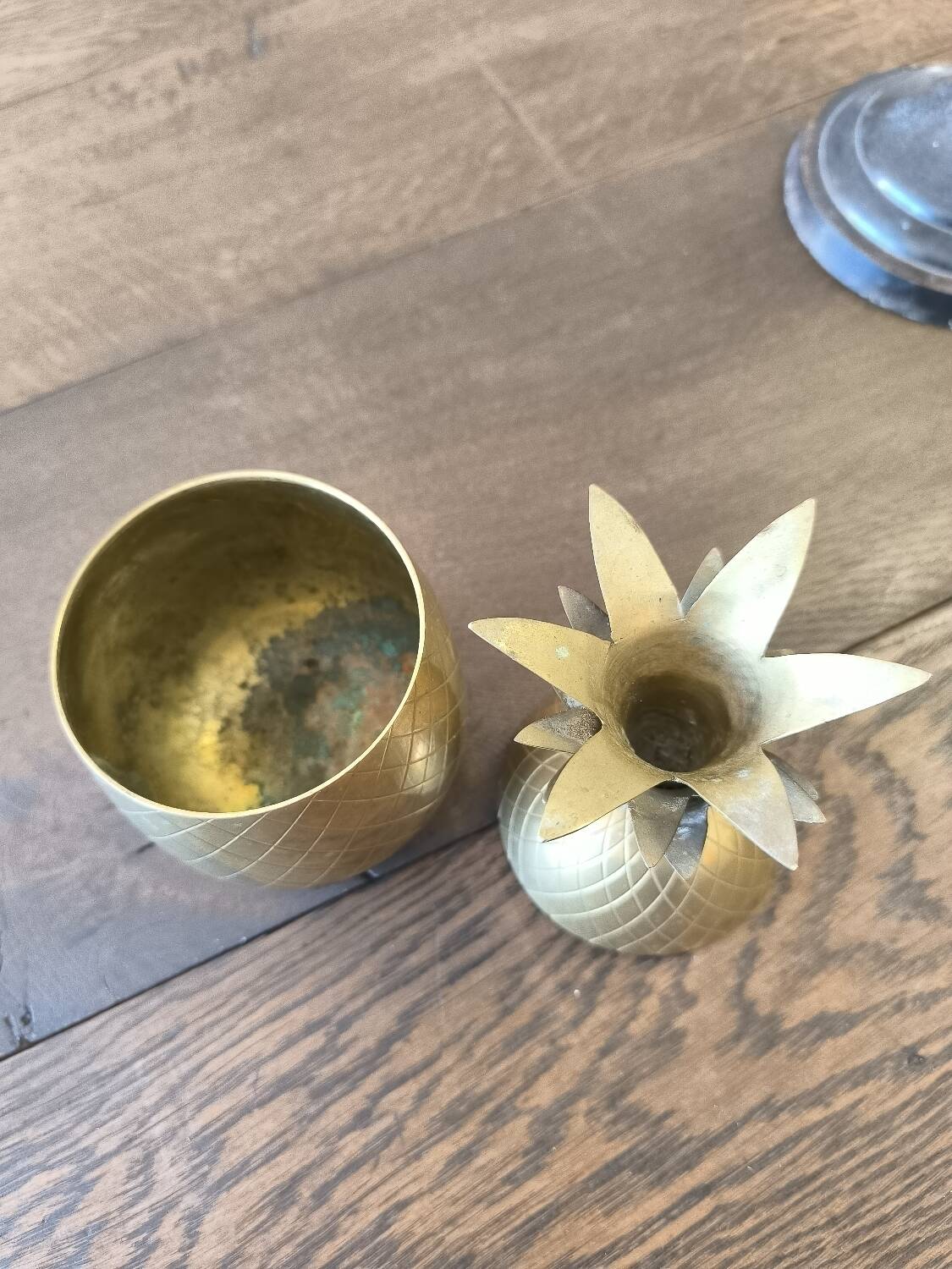 Pineapple Ice Bucket in Brass – Hollywood Regency