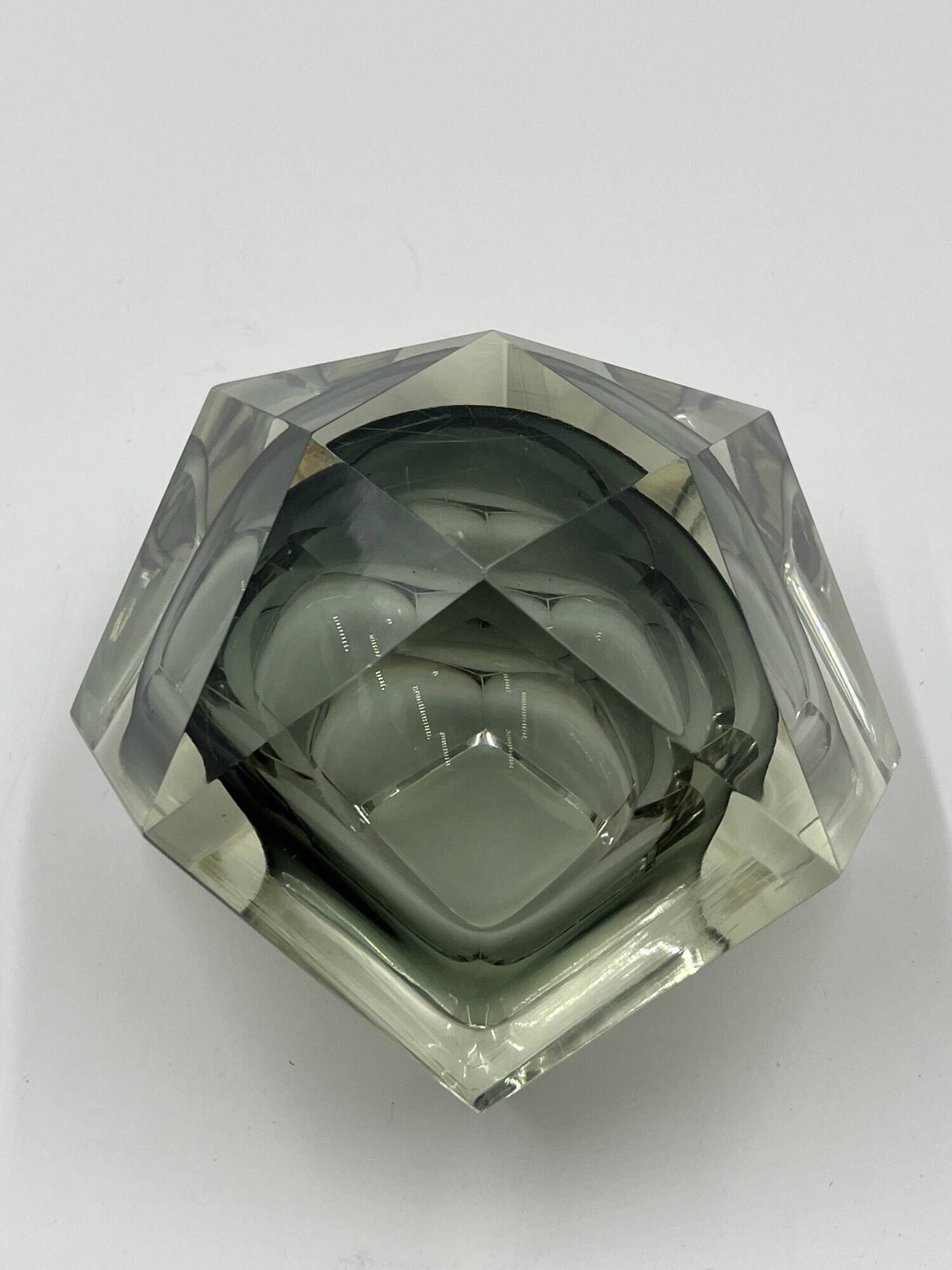 Diamond Ashtray Murano Flavio Poli