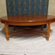 Oval coffee table in solid wood – Elegant classic style