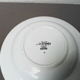 Set of six mismatched soup plates