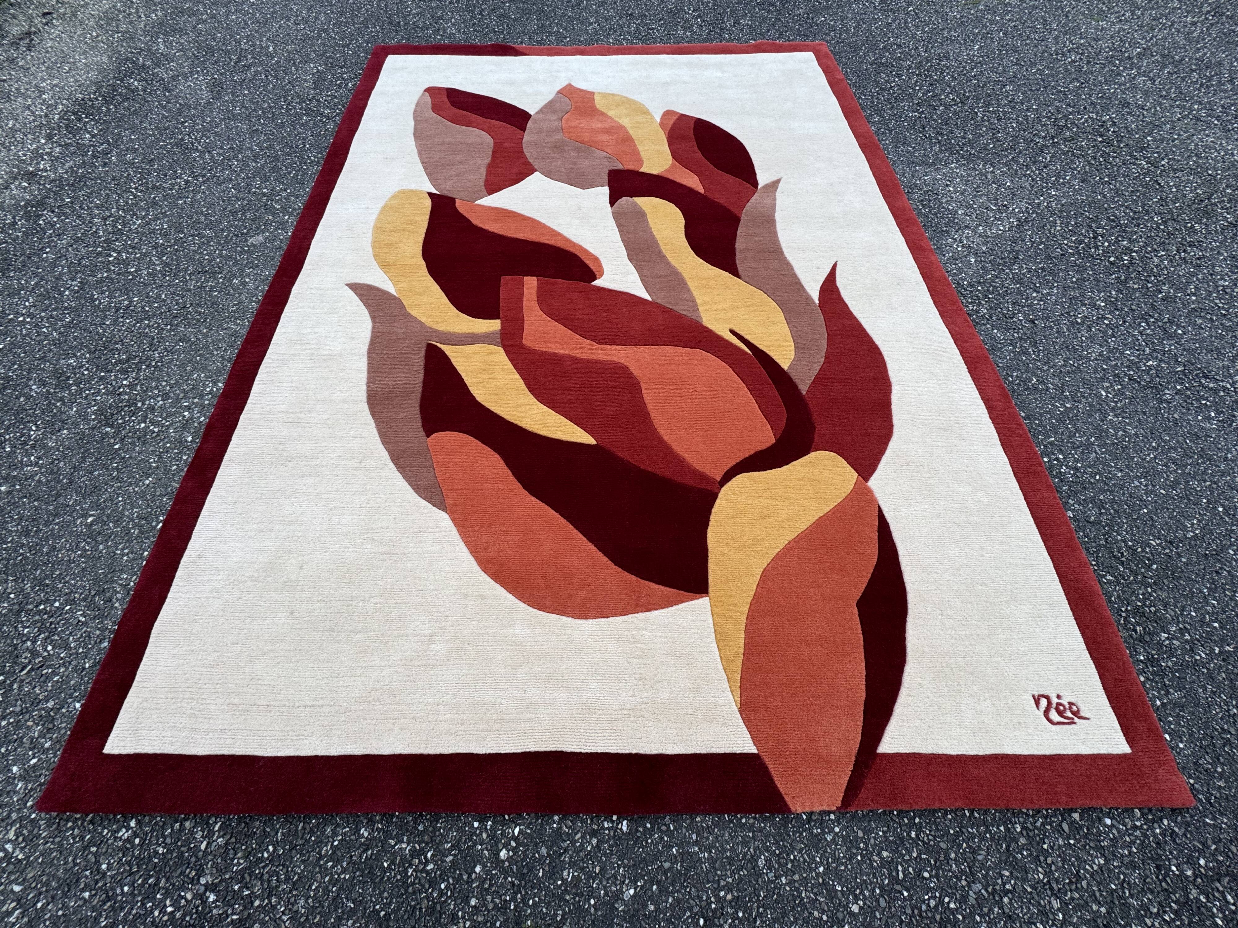 Art Deco Aubusson Rug by Paulette Née