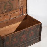 Antique folk art style trunk (1838) #46