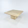 Table basse en travertin italien vintage, années 1970