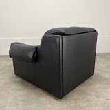 Leather convertible armchair from Dreipunkt, 1970s