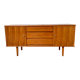 Scandinavian vintage walnut row 1960