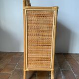 Vintage rattan sideboard