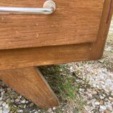 Vintage chest of drawers compass feet