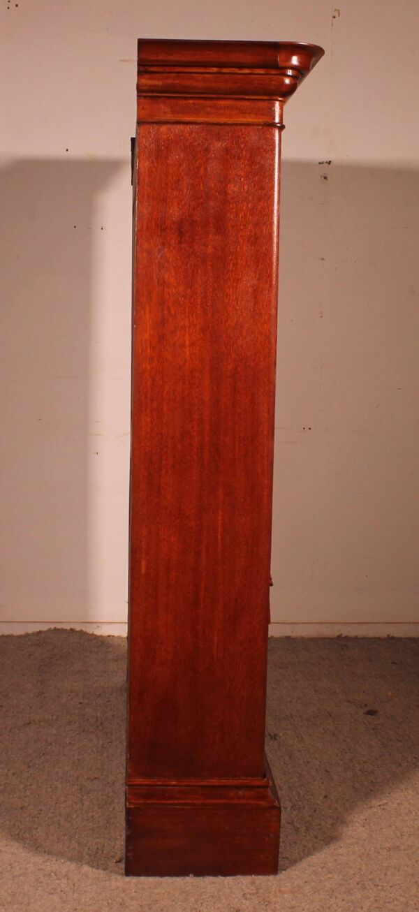 grande bibliothèque ouverte en chêne -19° siècle