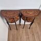 Louis XV style demi-lune consoles