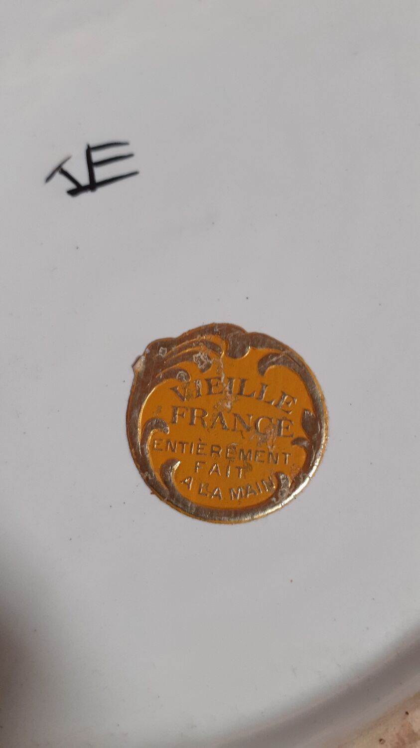 Fruit basket signed Émile Tessier