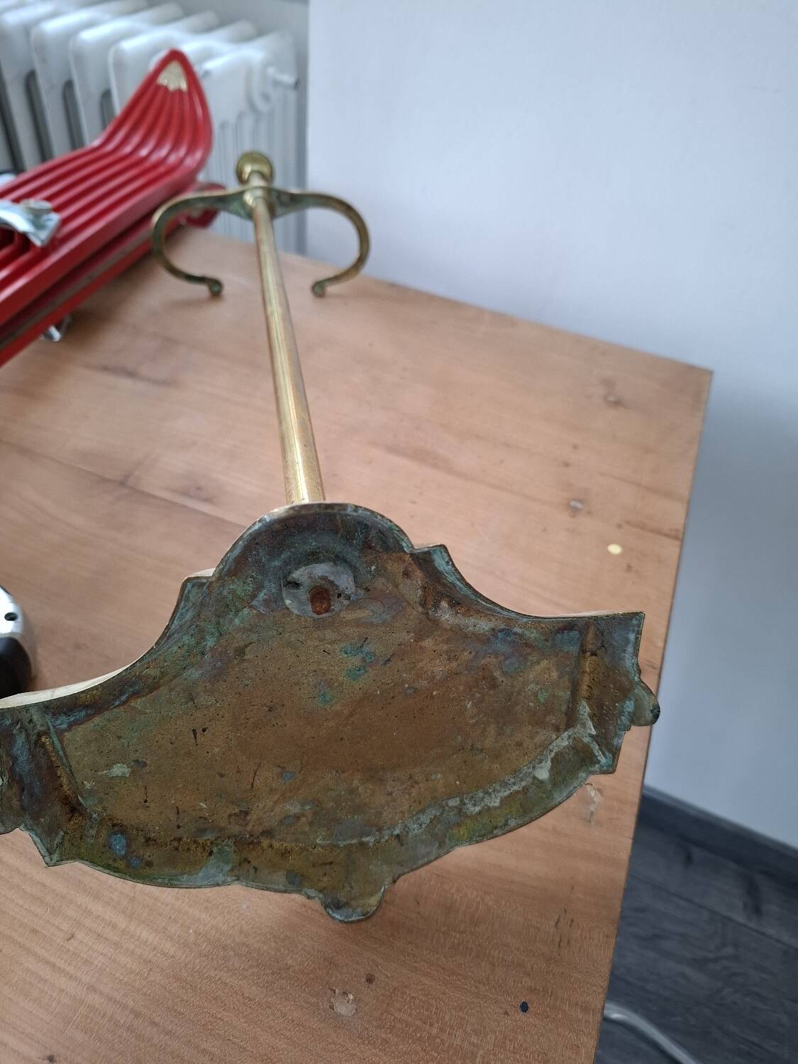 19th Century Brass Fireplace Servant