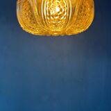 30s flush mount glass ceiling lamp