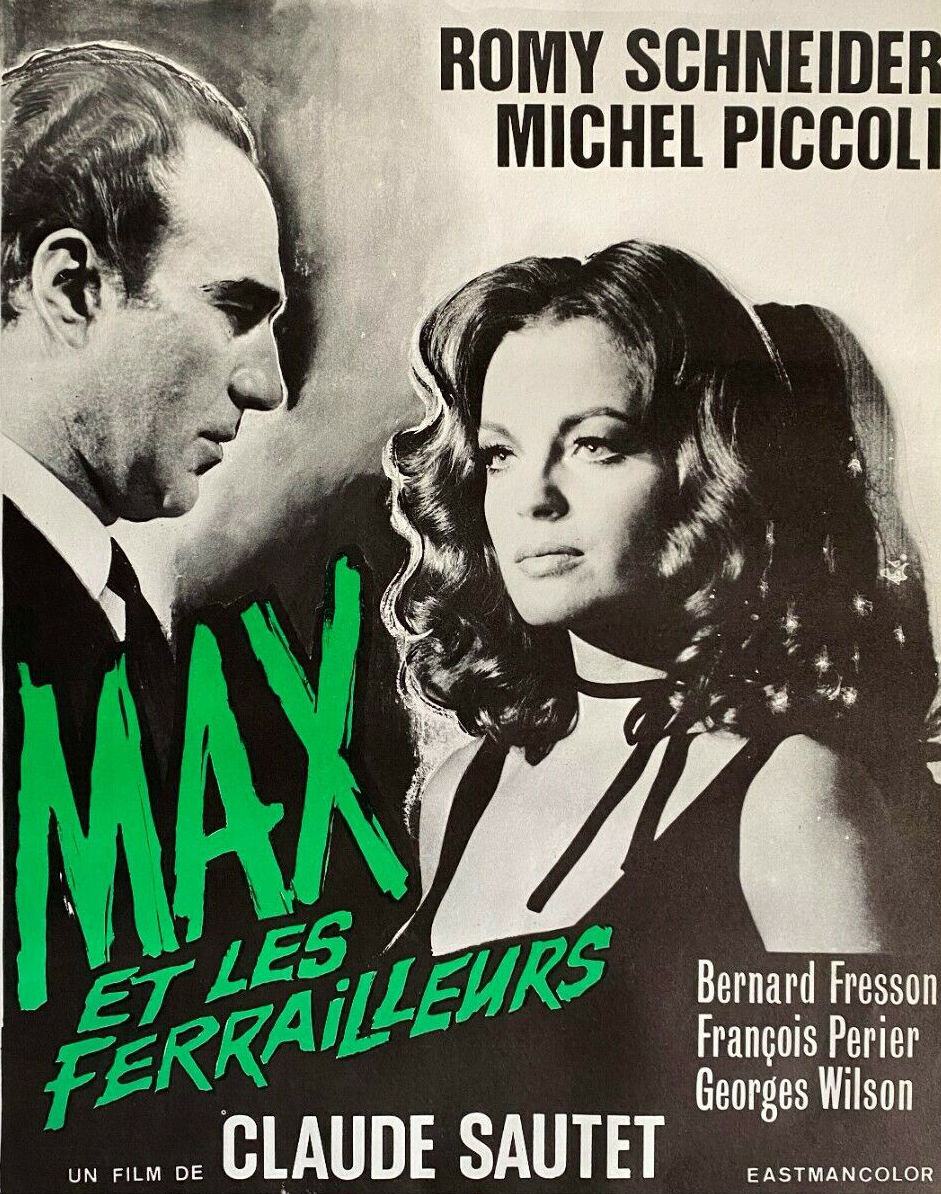 Affiche originale "Max et les Ferrailleurs" Romy Schneider 37x54cm 1971