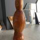 Wooden bird sculpture