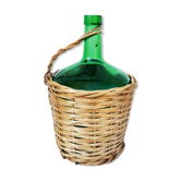 Demijohn dressed in wicker