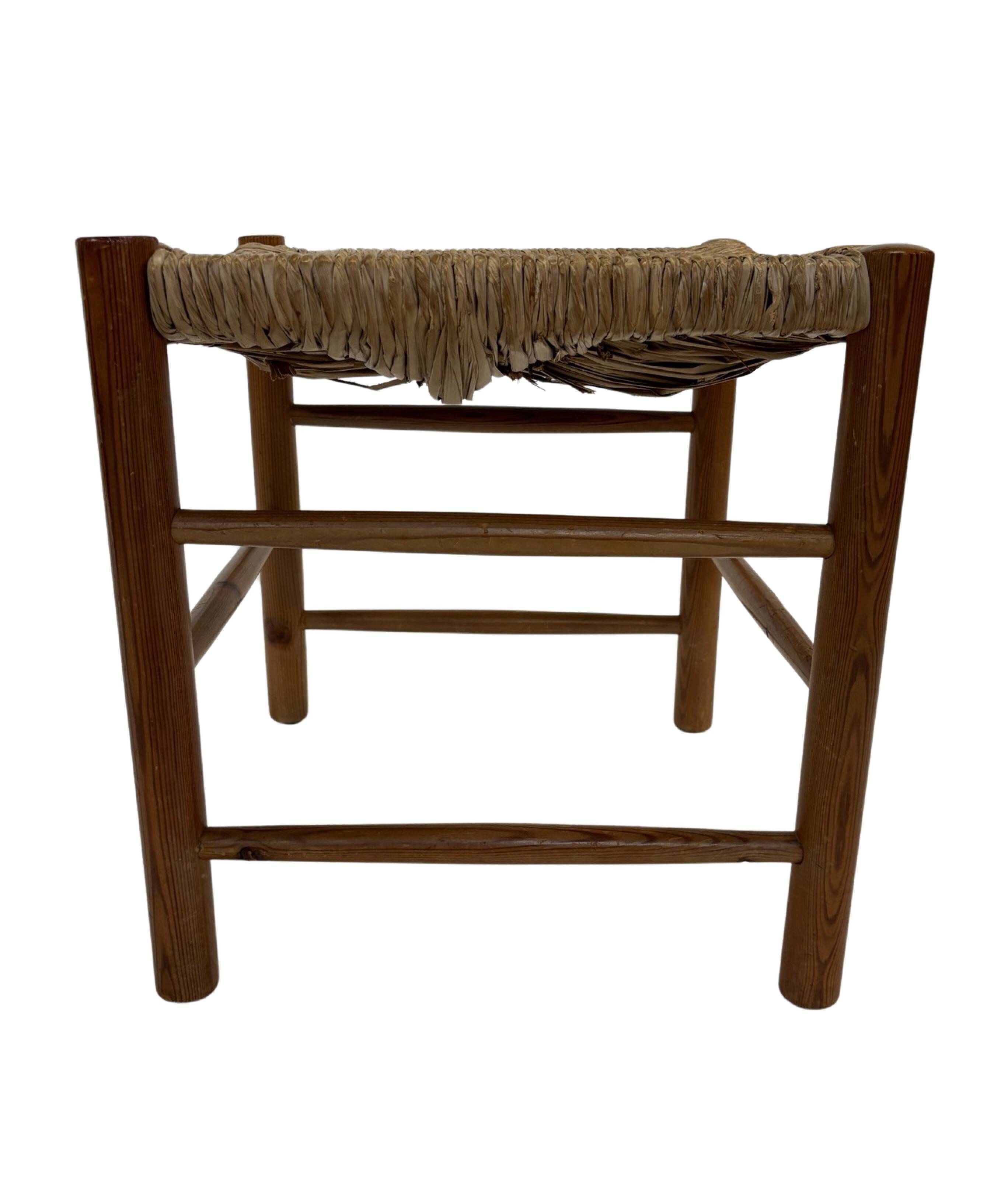 Vintage Dordogne Stool for Robert Sentou, 1970