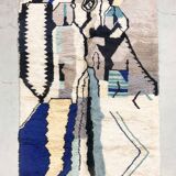 Authentic Moroccan Berber carpet Beni Ouarain 3.1x2.10m