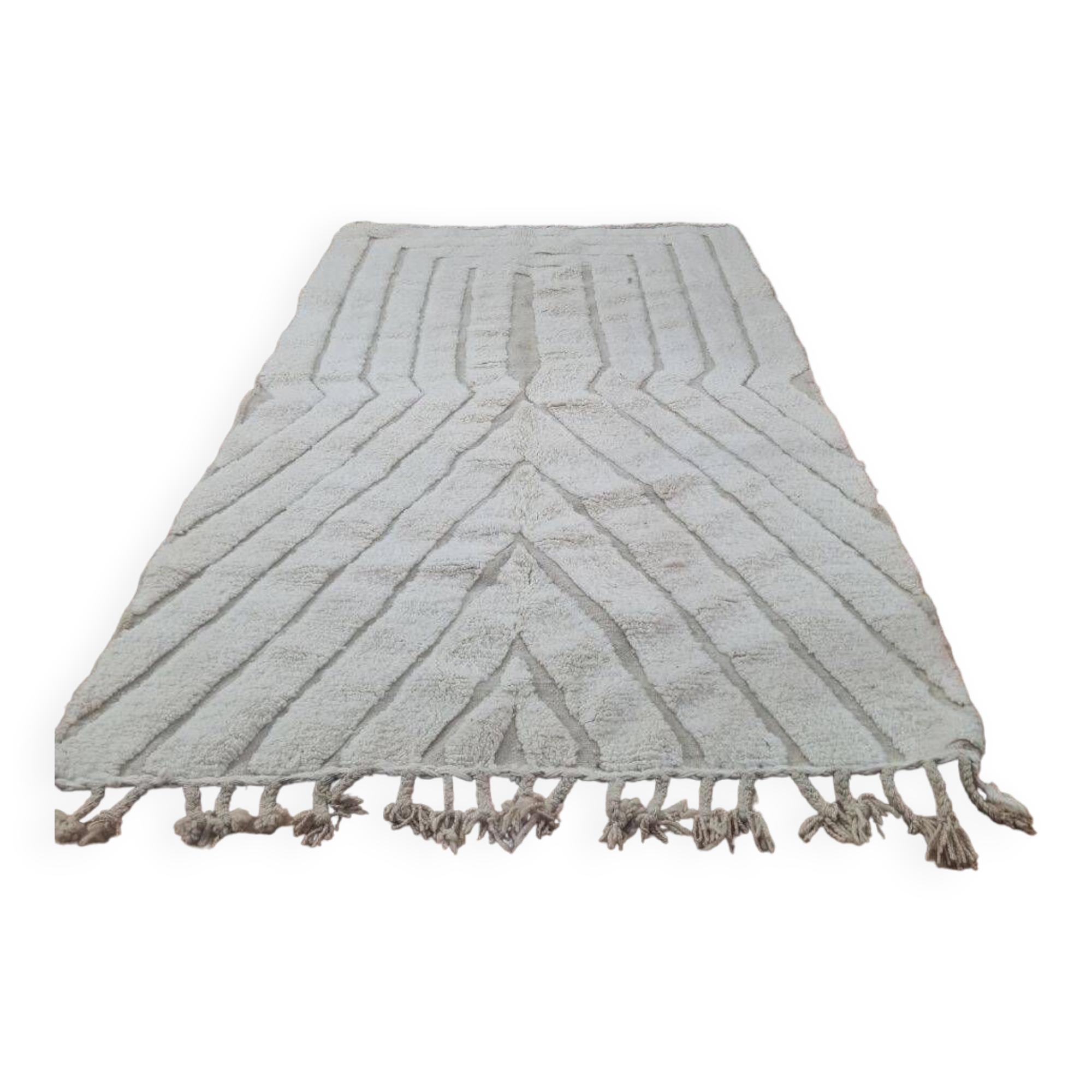 Handmade wool Berber rug 250x150 cm