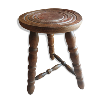 Tabouret de ferme ancien