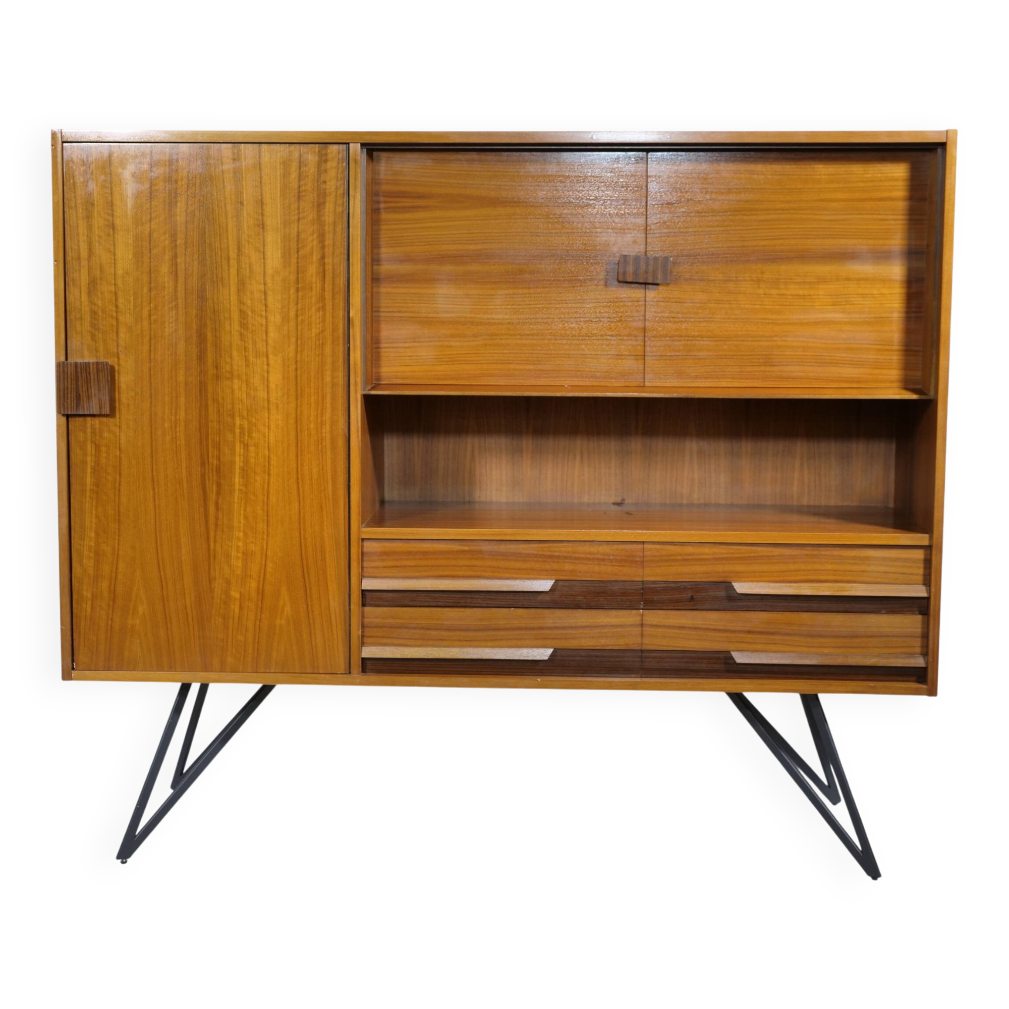 Teak Sideboard by Ernst Dieter Hilker, 1960s Vintage