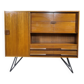 Buffet en teck par Ernst Dieter Hilker, vintage des années 1960