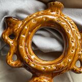 Ceramic candlestick / candelabra from the Menton potter