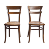 Paire de chaises Bistrot Thonet 1930