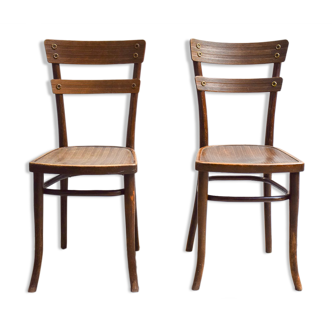 Pair of Thonet Bistrot chairs 1930