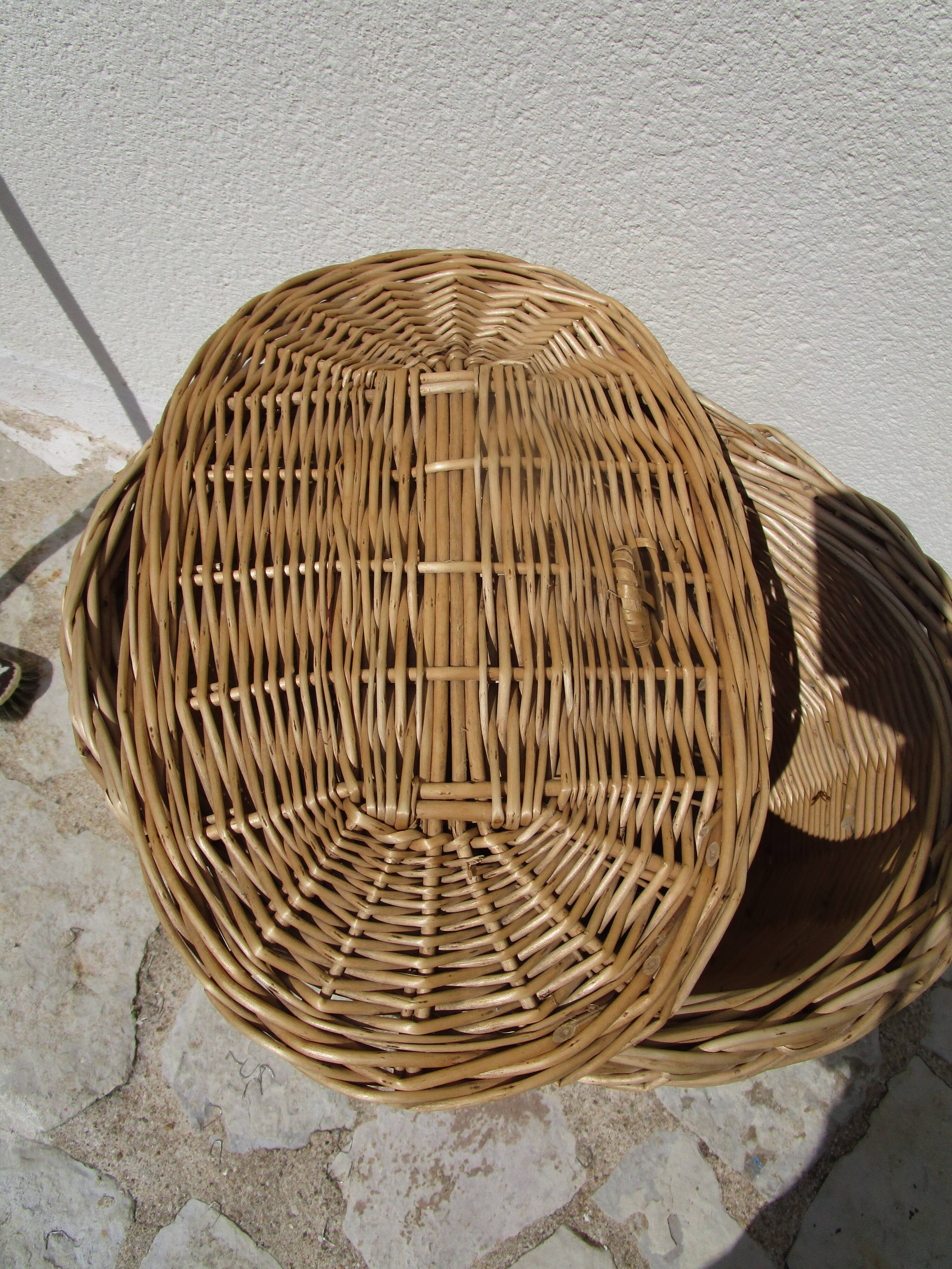 Panier à linge oval