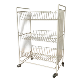 Vintage wheeled trolley 70s/80s