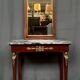 Console and mirror set in Empire style.