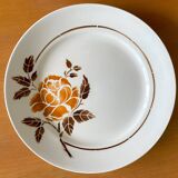 Antique earthenware serving dish from Saint-Amand (North)