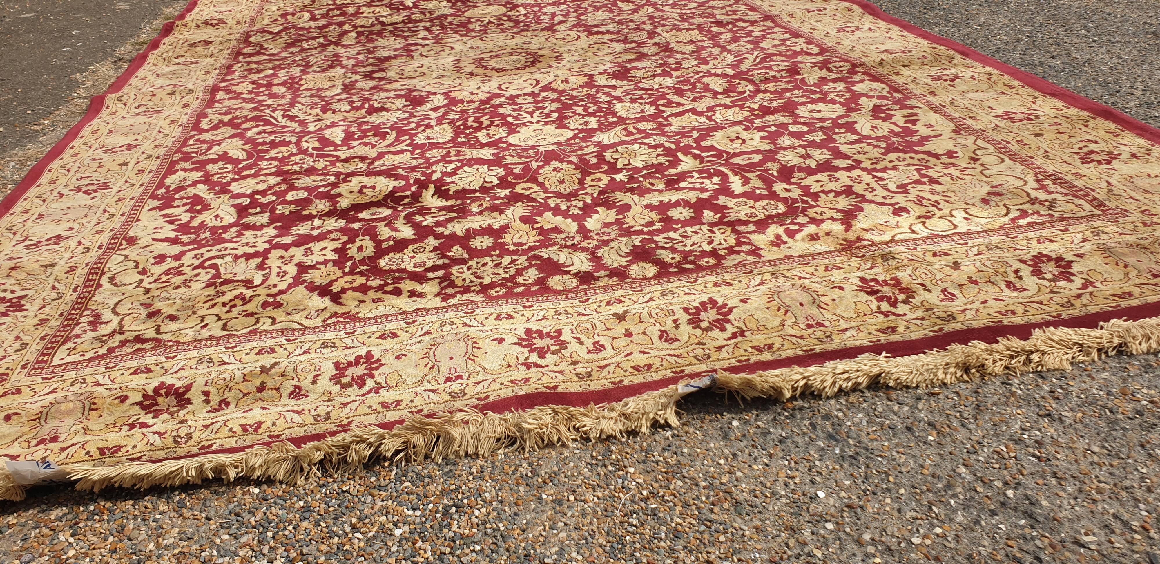 Oriental silk wool rug