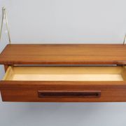 1960s teak shelf with drawer, Denmark