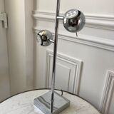 Modular eyeball lamp chrome 70s-80s
