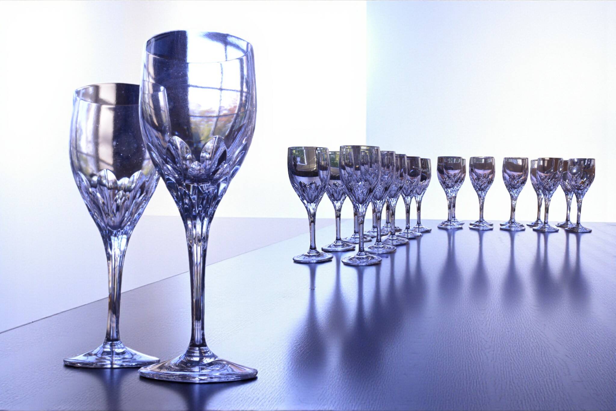 Set of 2x10 Nachtmann crystal glasses