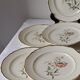 Dessert plates model Saverne by St Amand. 1950s-60s.