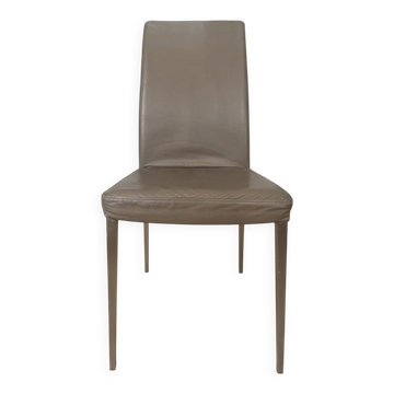Dining chairs BoConcept taupe leather