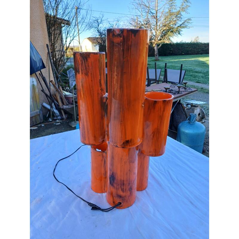 Vintage ceramic lamp from the 1950s/60s by Honoré Camos