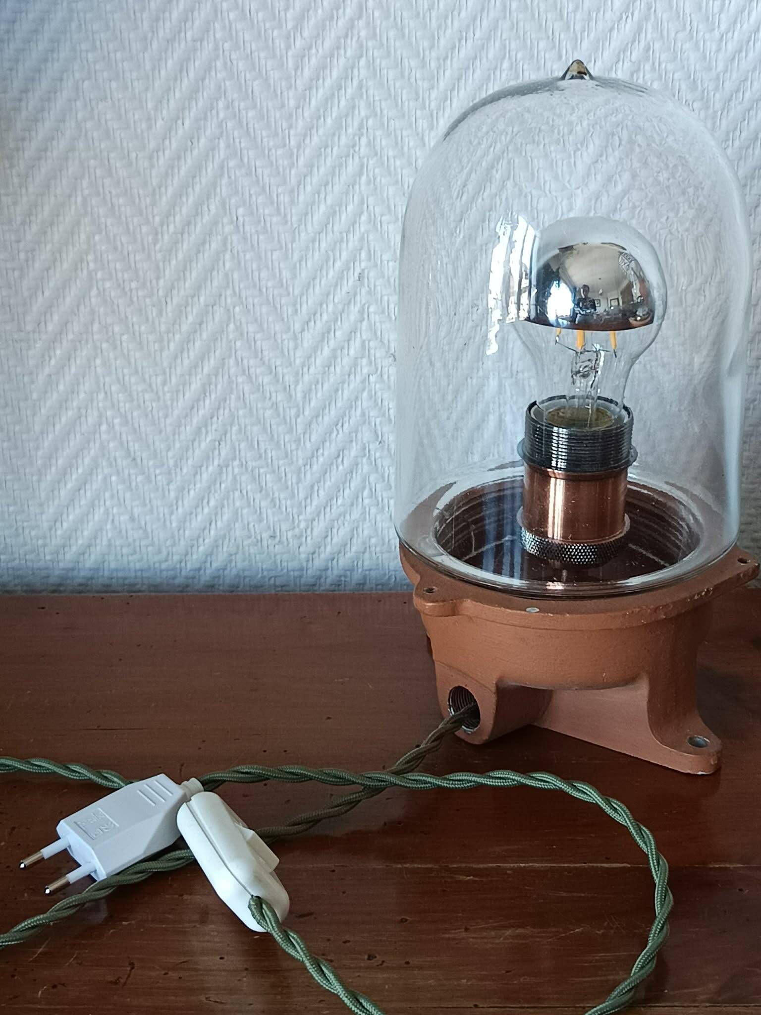 Vintage globe lamp