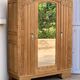 Armoire parisienne art déco chêne massif brut