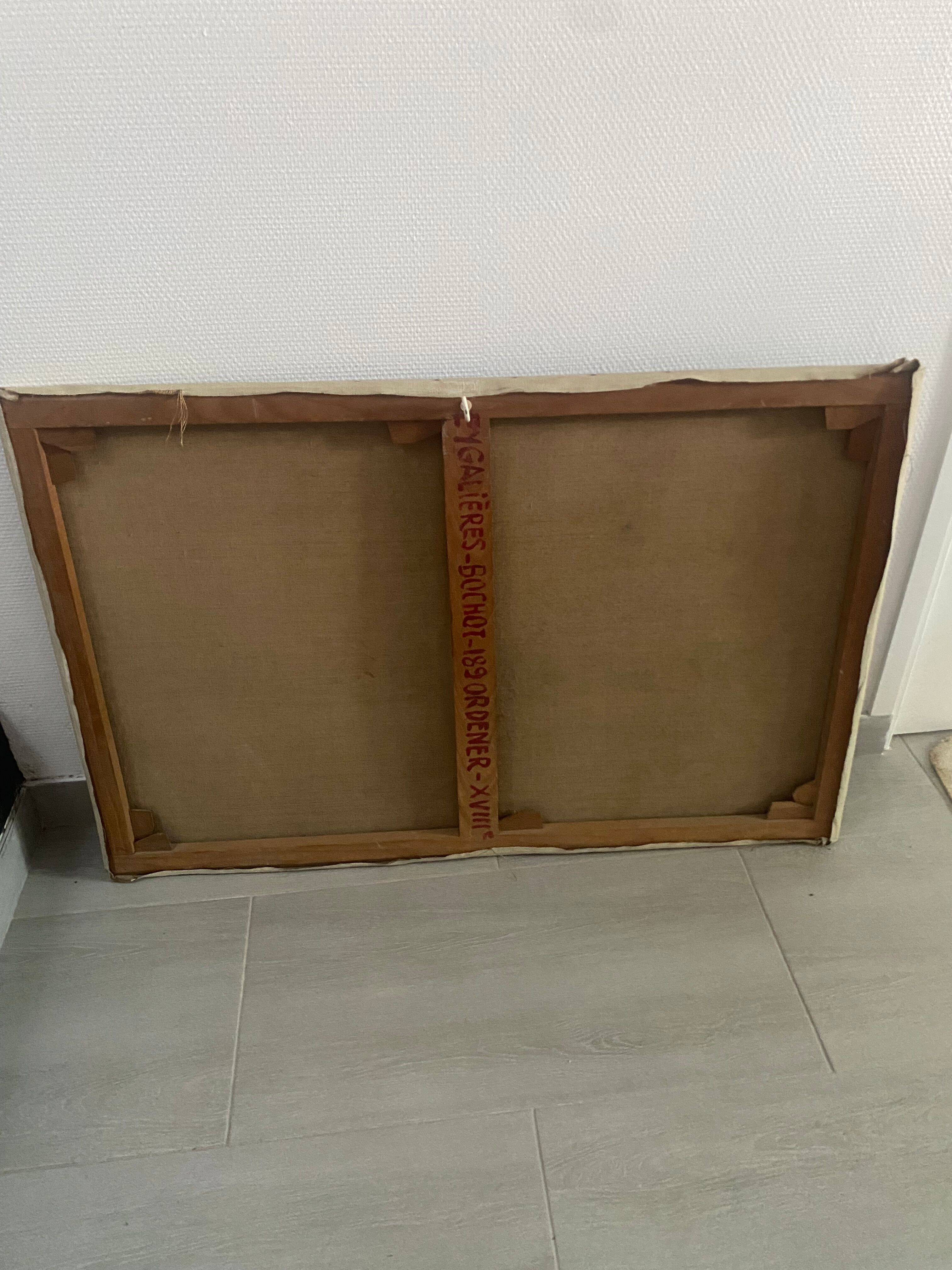 Oil on canvas signed Pierre Bochot