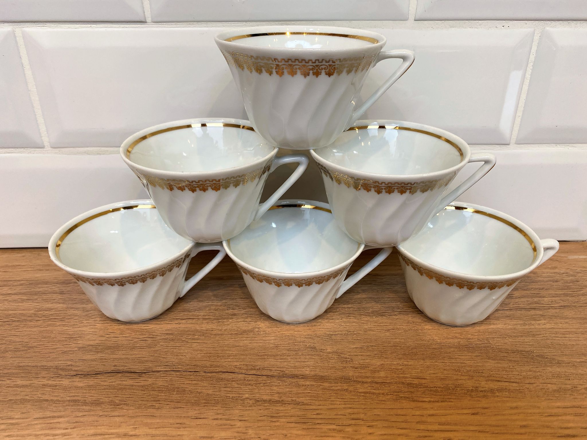 Set de 6 tasses à café Chauvigny F. Deshoulières