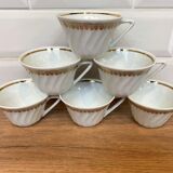 Set de 6 tasses à café Chauvigny F. Deshoulières