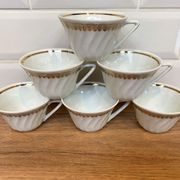 Set de 6 tasses à café Chauvigny F. Deshoulières